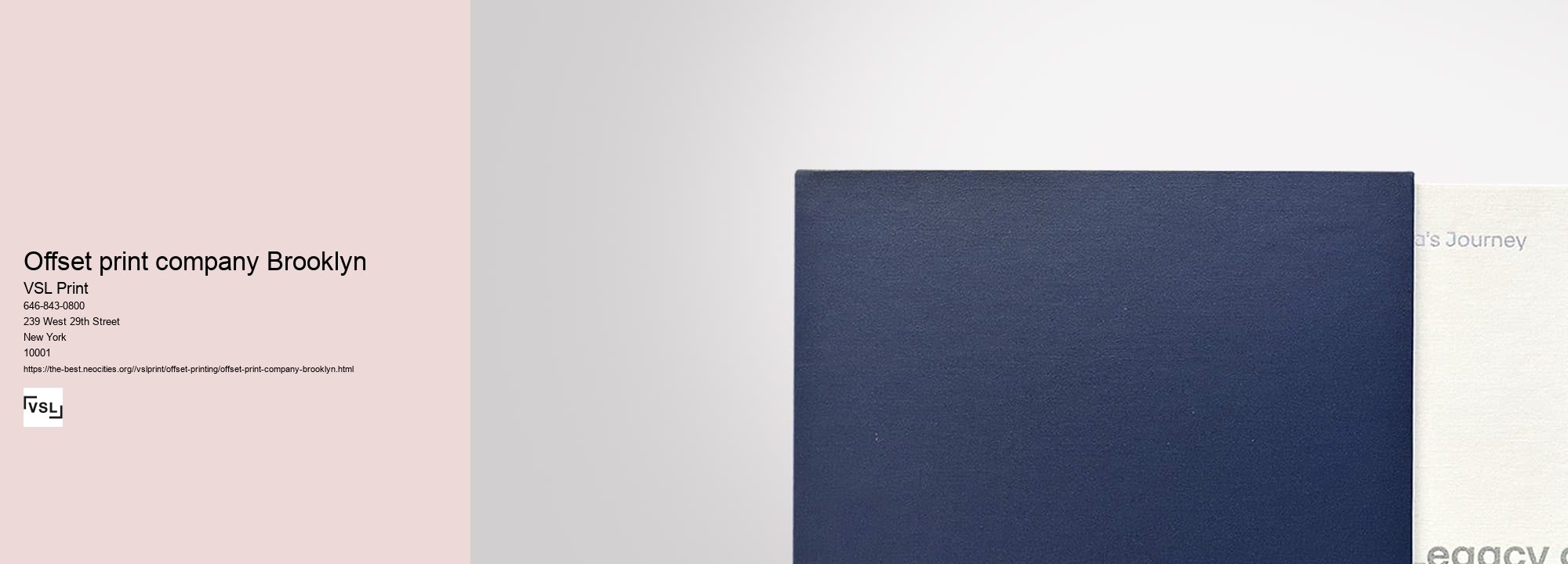 Offset print company Brooklyn