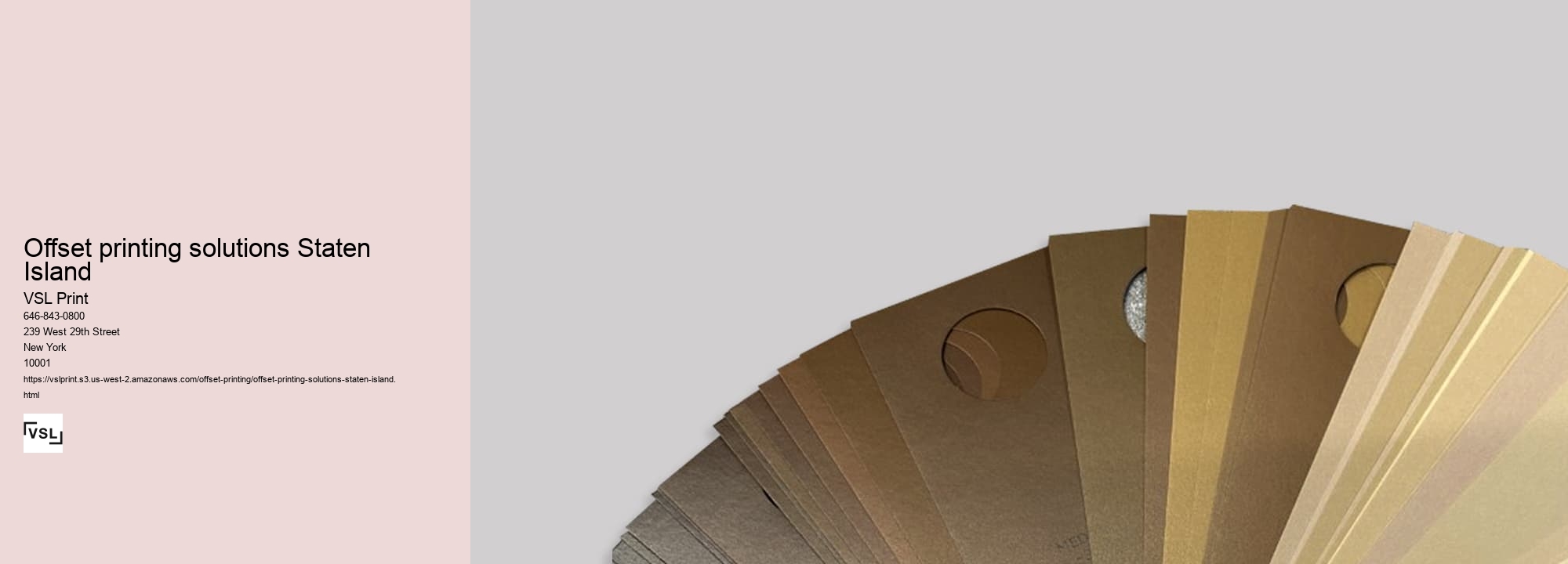 Offset printing solutions Staten Island